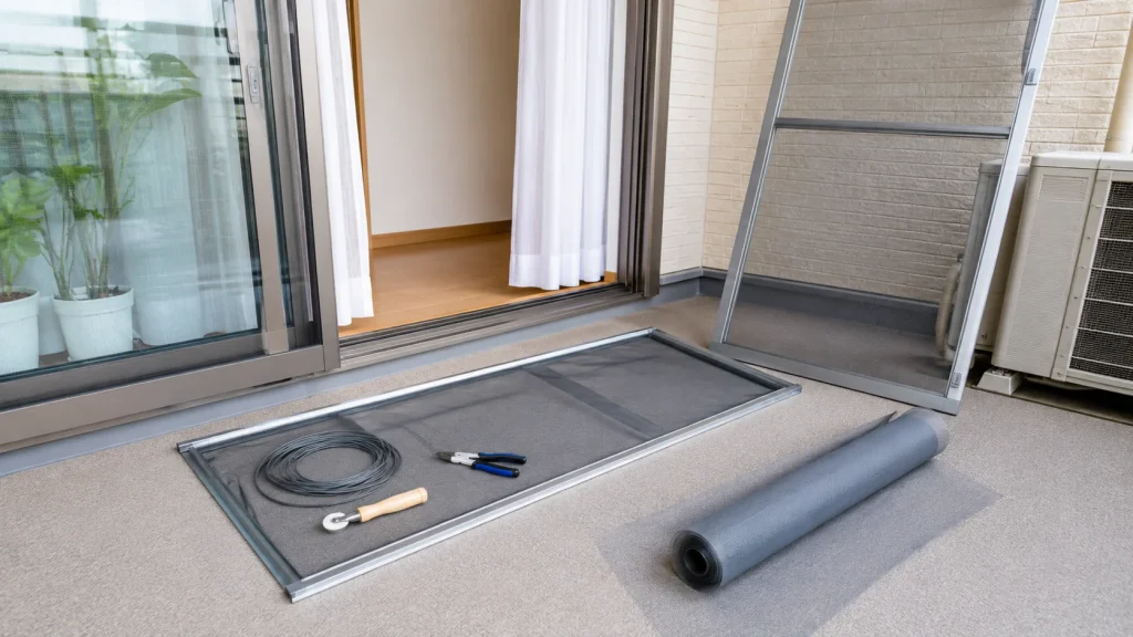 網戸張り替え費用はいくら？1枚あたりの相場とDIY・業者依頼の判断ポイント