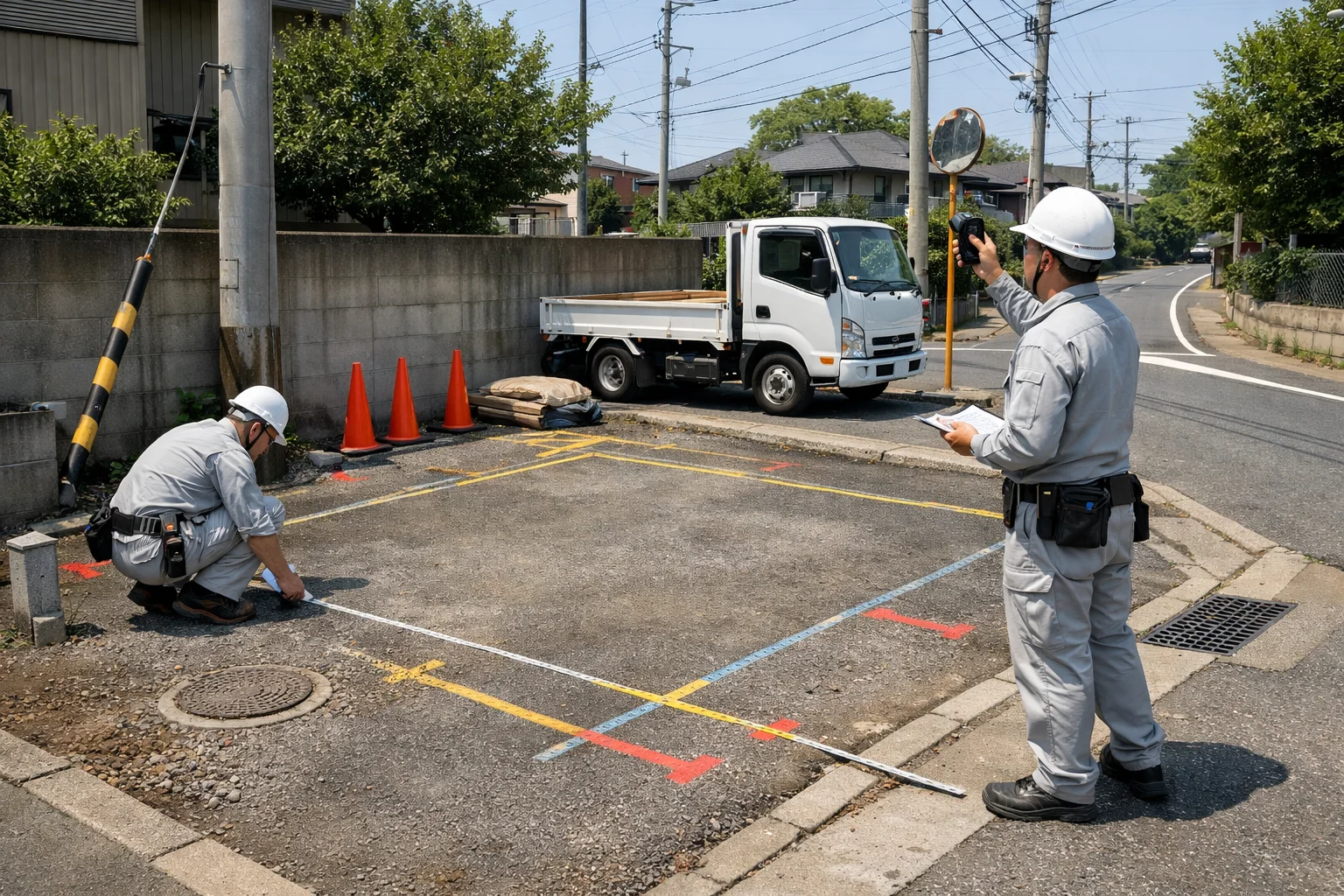 施工と工期の目安、設置場所の事前チェックと手続き