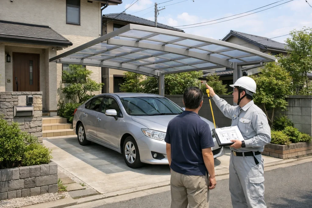 カーポート設置の費用相場と見積もりの見方｜1台・2台・3台の目安、追加費用と手続きの注意点まで