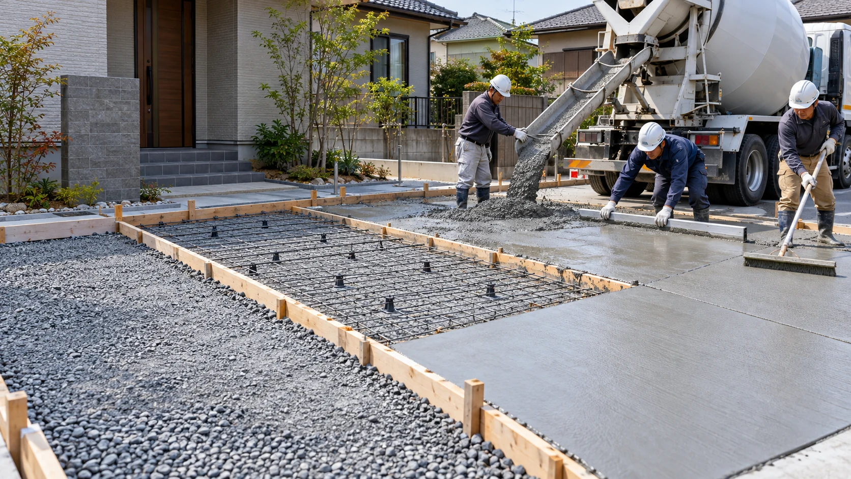 標準的な工事の流れと費用が増減しやすい工程