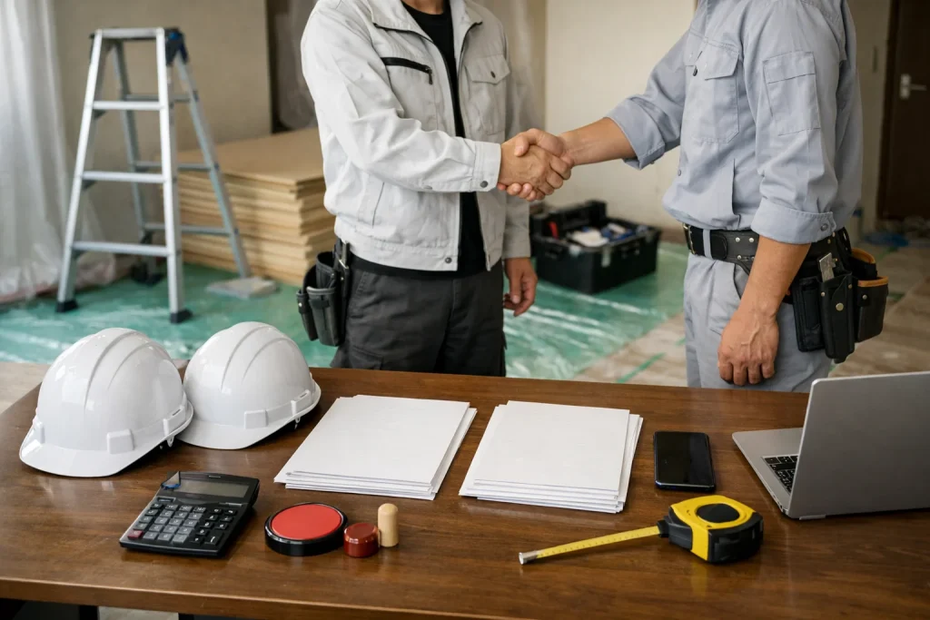 協力会社募集・職人仲間の見つけ方｜募集文テンプレートと契約・単価・トラブル防止の実務